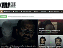 Tablet Screenshot of camaraderielimited.fr